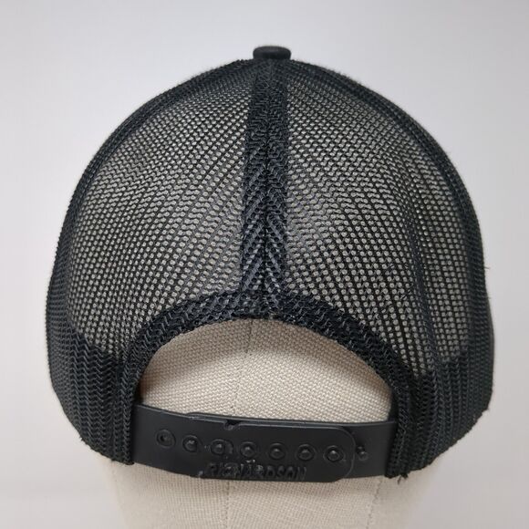 Tek-Solutions Snapback Trucker Hat Black OS Adjustable Mesh Back Richardson - Picture 5 of 9